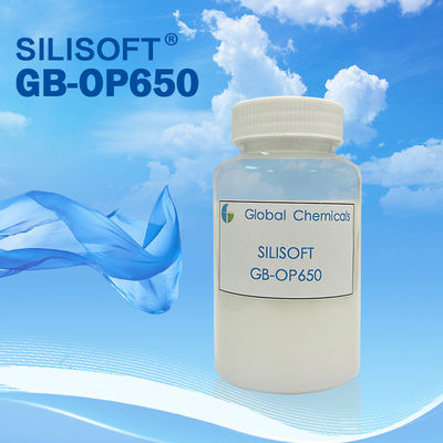 Ομαλό Brightener ΜΒ-OP650 μακρο Oxosilane πρακτόρων χημικών ουσιών βοηθητικό για το δέρμα, το τζιν και τα νήματα