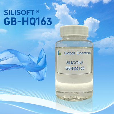 Νεαρή και μαλακή υδροφιλική σιλικόνη SILISOFT GB-HQ163 Πολύ χαμηλή κίτρινη, χωρίς καμία επίδραση στο λευκό και τη σκιά των υφασμάτων