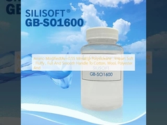 Αμινοπροσαρμοσμένο (Av=0.55 Mmol/g) Πολυσιλοξάνιο, Παρέχει μαλακό, φουσκωτό, πλήρες και λεία χειριστήριο στο βαμβάκι, το μαλλί, το πολυεστέρα και