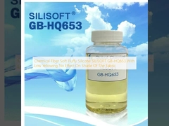 Χημικές ίνες Soft Fluffy Silicone SILISOFT GB-HQ653 με χαμηλή κίτρινοχρώμα χωρίς καμία επίδραση στη σκιά του υφάσματος