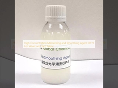 Υψηλής συγκέντρωσης παράγοντας μερκερισμού και εξομάλυνσης OP-9 για υφάσματα βελούδιου και νήματος