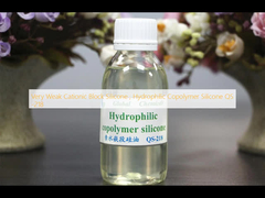 Πολύ αδύναμο κατιονικό μπλοκ Σιλικόνη, υδροφιλικό συμπολυμερές Σιλικόνη QS-218